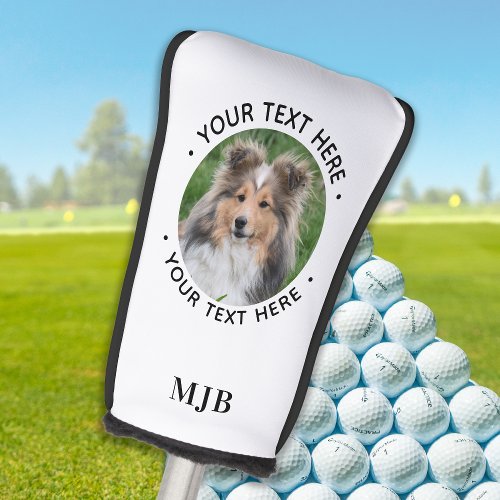 Create Your Own Custom Photo Personalized Putter Golf Head Cover