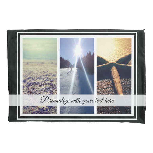 Create your own custom photo pillowcase sleeve (Front)