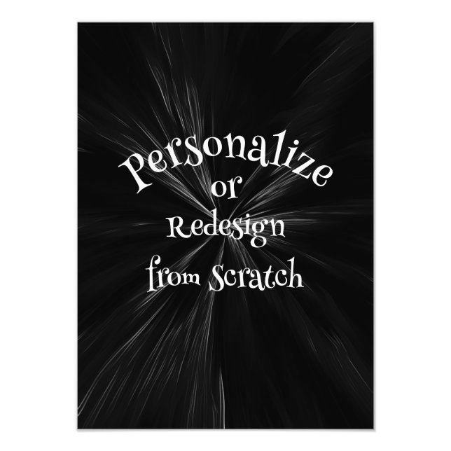 Create Your Own Custom Photo Print (Front)