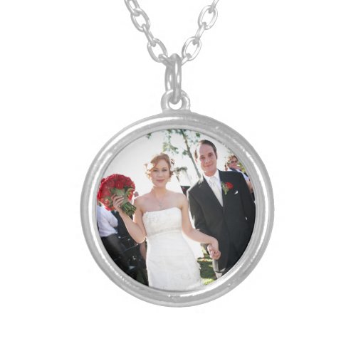 Create Your Own Custom Photo Silver Plated Necklace