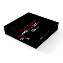 Create Your Own Custom Photo Square Paperweight Create Your Own Custom Photo Square Paperweight
