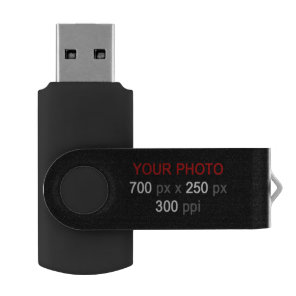 Create Your Own Custom Photo Swivel USB Drive