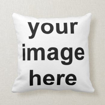 Create Your Own Custom Photo Throw Pillow by ArtByApril at Zazzle