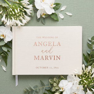 Create Your Own Custom Photo Wedding Foil Guest Book