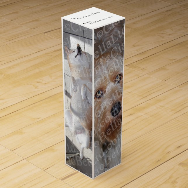 Create Your Own Custom Photo Wine Box (Front)