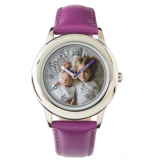 Create Your Own Custom Photo Wrist Watch | Zazzle.com