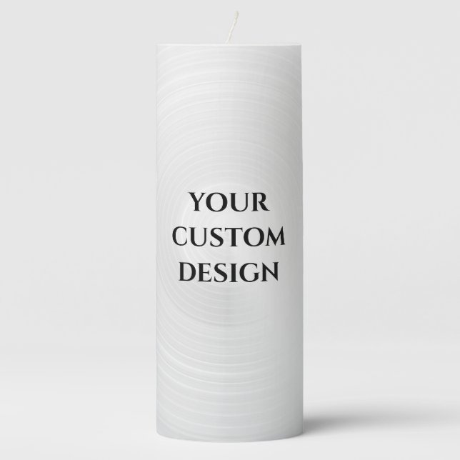 Create Your Own Custom Pillar Candle (Front)