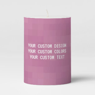 Create Your Own Custom Pillar Candle