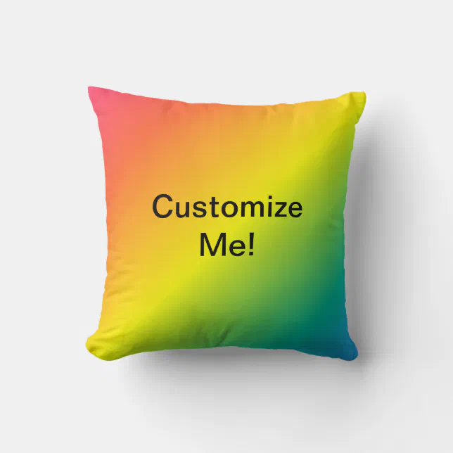 Create Your Own Custom Pillow Zazzle