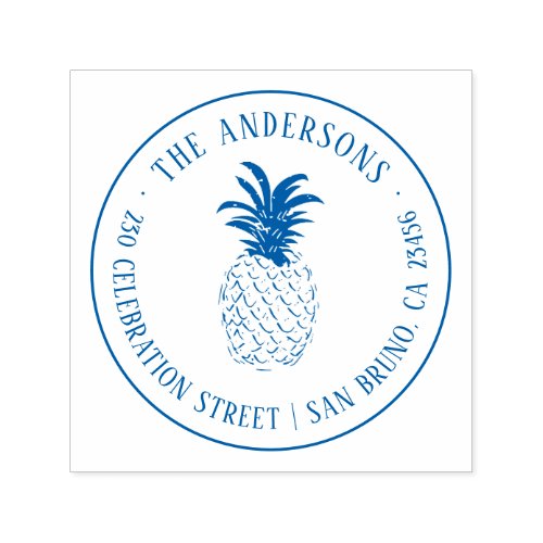 Create Your Own Custom Pineapple Return Address Self-inking Stamp Create Your Own Custom Pineapple Return Address Self_inking Stamp