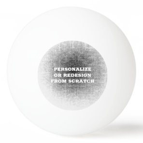 Create Your Own Custom Ping Pong Ball
