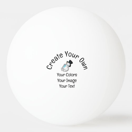 Create Your Own Custom Ping Pong Ball