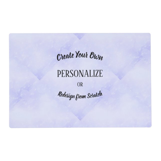 Create Your Own Custom Placemat (Front)