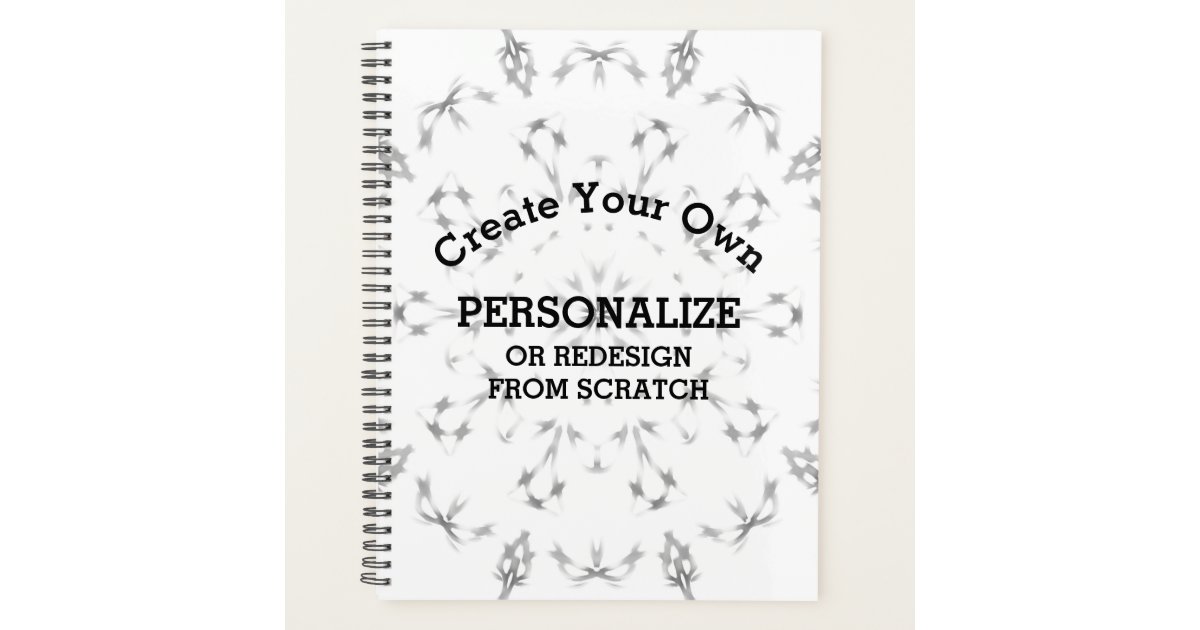 Create Your Own Custom Planner Zazzle