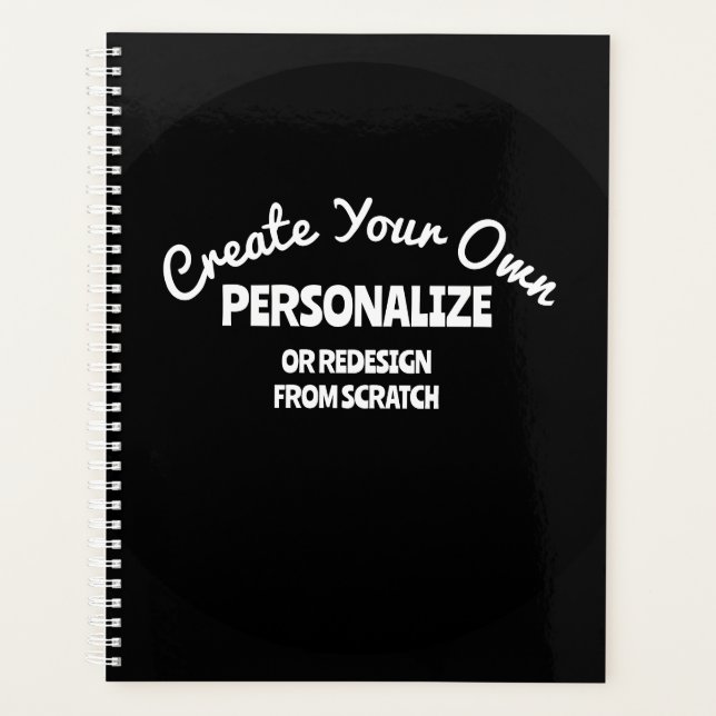Create Your Own Custom Planner (Front)