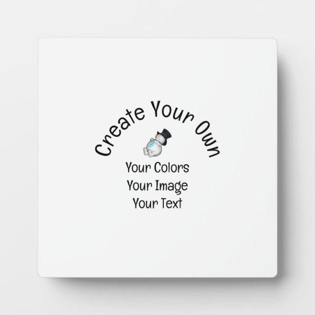 Create Your Own Custom Plaque (Front)