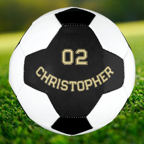 Create Your Own Custom Player Name Jersey Number Soccer Ball