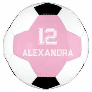 Create Your Own Custom Player Name Number  Soccer Ball