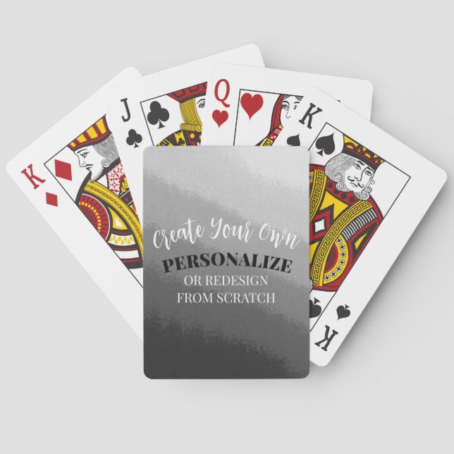 Create Your Own Custom Poker Cards (Back)