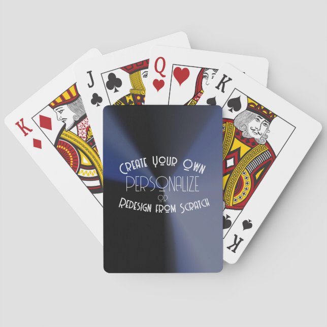Create Your Own Custom Poker Cards (Back)