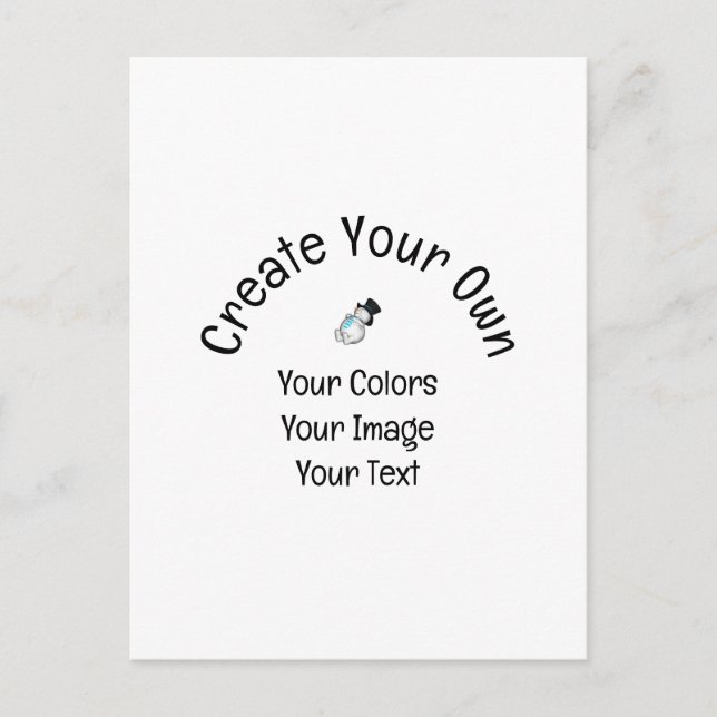 Create Your Own Custom Postcard (Front)