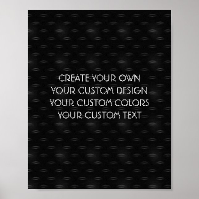 Create Your Own Custom Poster (Front)