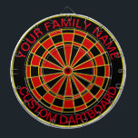 Create Your Own CUSTOM PRODUCT a Dartboard<br><div class="desc">Create Your Own CUSTOM DART BOARD
You can EDIT "YOUR FAMILY NAME" or
"CUSTOM DARTBOARD"</div>