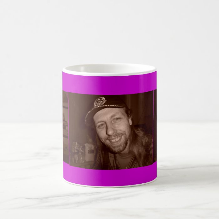 Create Your Own Custom Purple Template Photo Mug