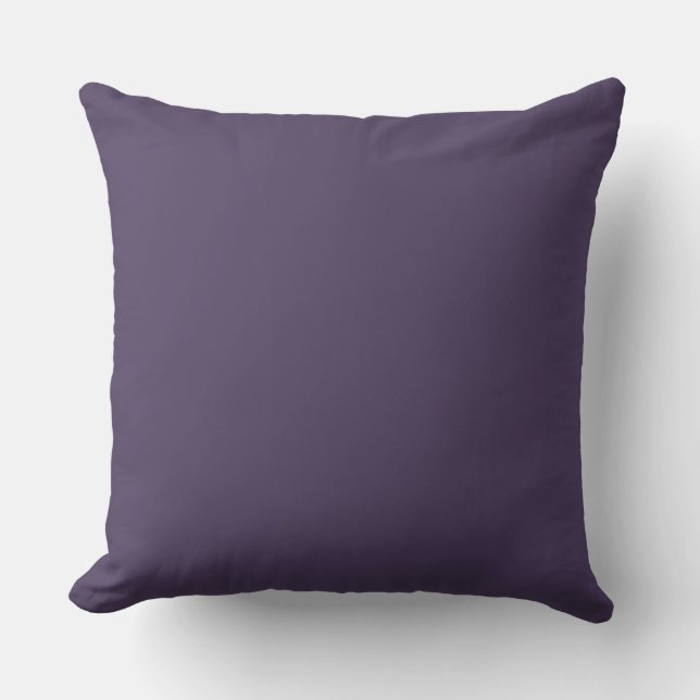 Create Your Own Custom Purple Throw Pillow (Front)