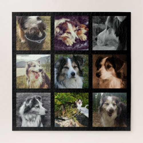 Create Your own Custom Puzzle with 9 Pet Photos