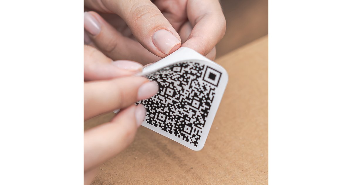 Create Your Own Custom QR Code Website URL Address Square Sticker | Zazzle