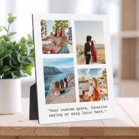 Create Your Own Custom Quote 4 Photo Collage 
