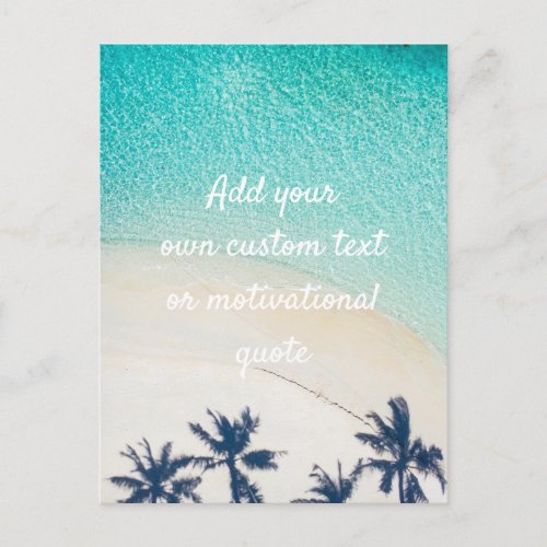 Create Your Own Custom Quote _ Beach Postcard