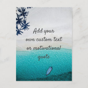 Create Your Own Custom Quote - Beach Postcard