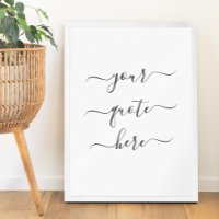Create Your Own Custom Quote Elegant Script