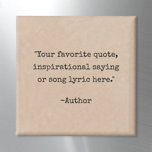 Create Your Own Custom Quote Magnet