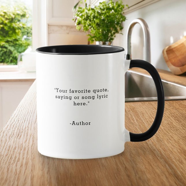 Create Your Own Custom Quote Mug (Creator Uploaded)