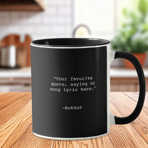 Create Your Own Custom Quote Mug
