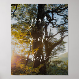 Create Your Own Custom Quote Nature Landscape Poster