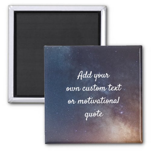 Create Your Own Custom Quote _ Night Sky Magnet