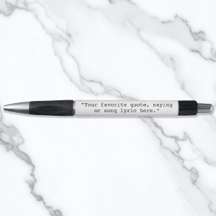 Create Your Own Custom Quote Pen