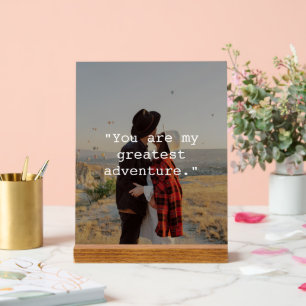 Create Your Own Custom Quote Photo Acrylic Sign