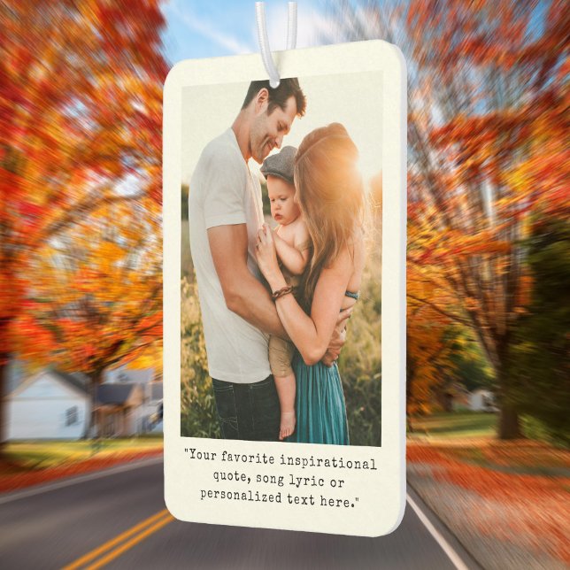 Create Your Own Custom Quote Photo Air Freshener (Creator Uploaded)