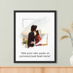 Create Your Own Custom Quote Photo Poster