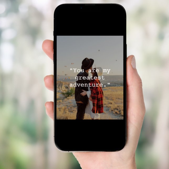 Create Your Own Custom Quote Photo Poster (Front Digital)