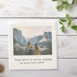 Create Your Own Custom Quote Photo Stone Coaster<br><div class="desc">Create your own custom quote and personalized photo coaster. Features one of your favorite pictures and text in minimalist modern typography.</div>