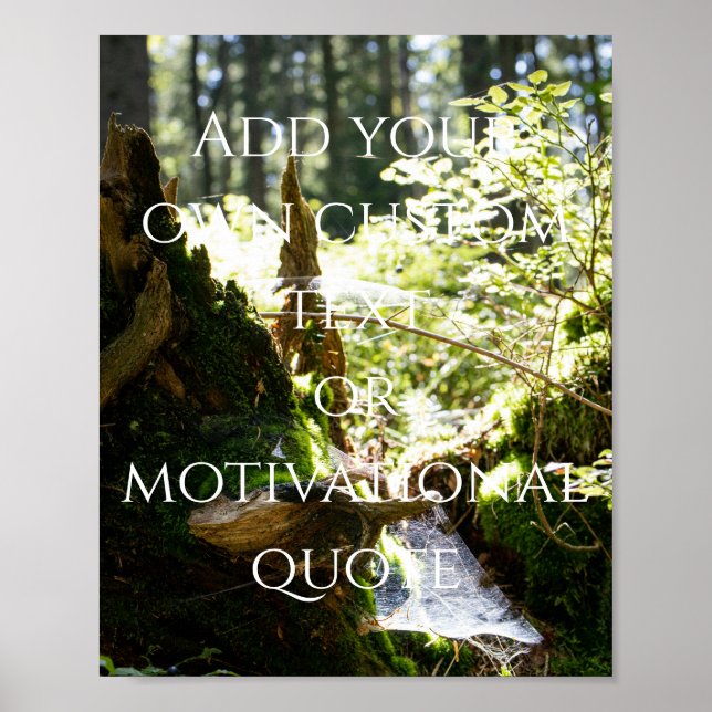 Create Your Own Custom Quote Poster (Front)