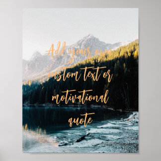 Create Your Own Custom Quote Poster