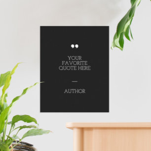 Create Your Own Custom Quote Poster