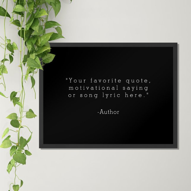 Create Your Own Custom Quote Poster (Creator Uploaded)
